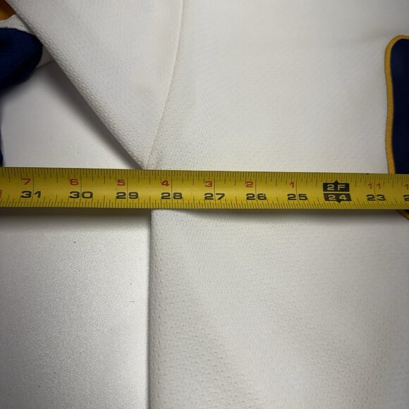 Charlestown Chiefs Hockey Jersey Mens XXL 28.5x32 White Madbros Hanson #16 - Picture 9 of 10